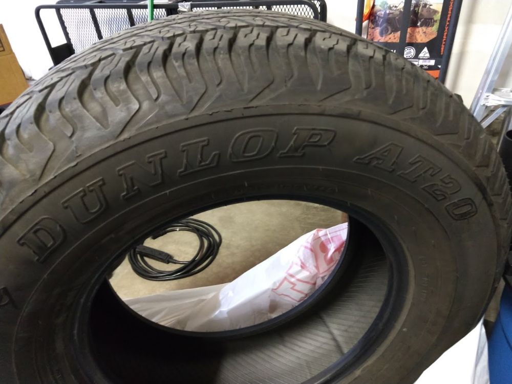 Set of 4 Dunlop GRANDTREK AT20 SIZE P265/70R17 Sell My Tires